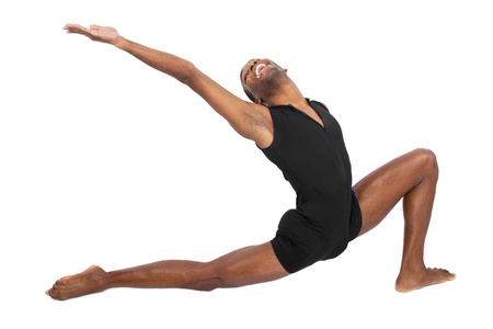 男芭蕾舞舞者表现出灵活性图片