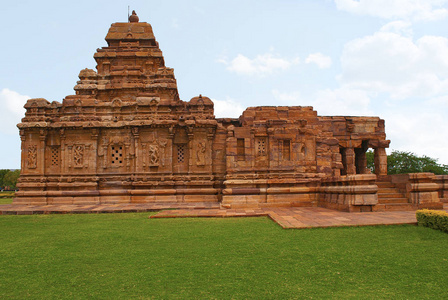 Sangamesvara 寺 Vijesvara, Pattadakal 寺建筑群, Pattadakal, 卡纳卡印度