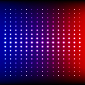 红色 蓝色和紫色迪斯科均衡器强光照射