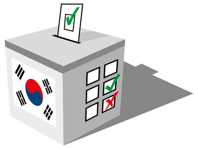 韩国投票箱