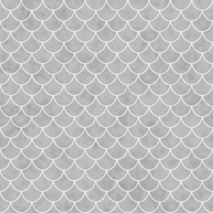 灰色和白色的壳瓷砖图案重复背景