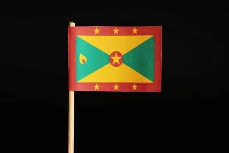 背景的木棍上的巴哈马官方国旗。位于北美洲的