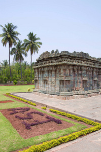 Manikesvara 寺外观, Lakkundi 卡纳塔卡印度