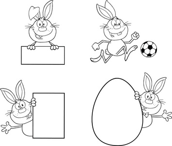 兔子着色漫画 1 集的集合
