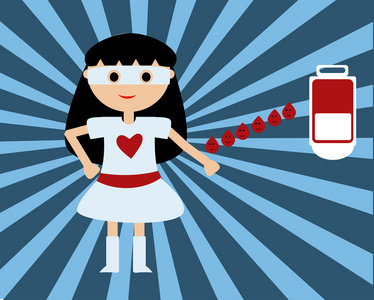 超级捐助者献血图片