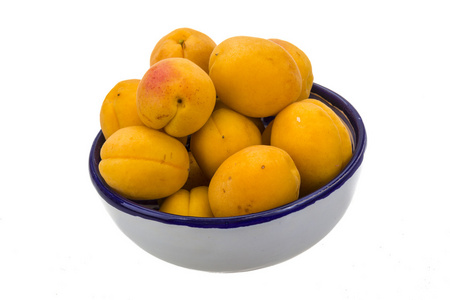 黄色成熟杏子