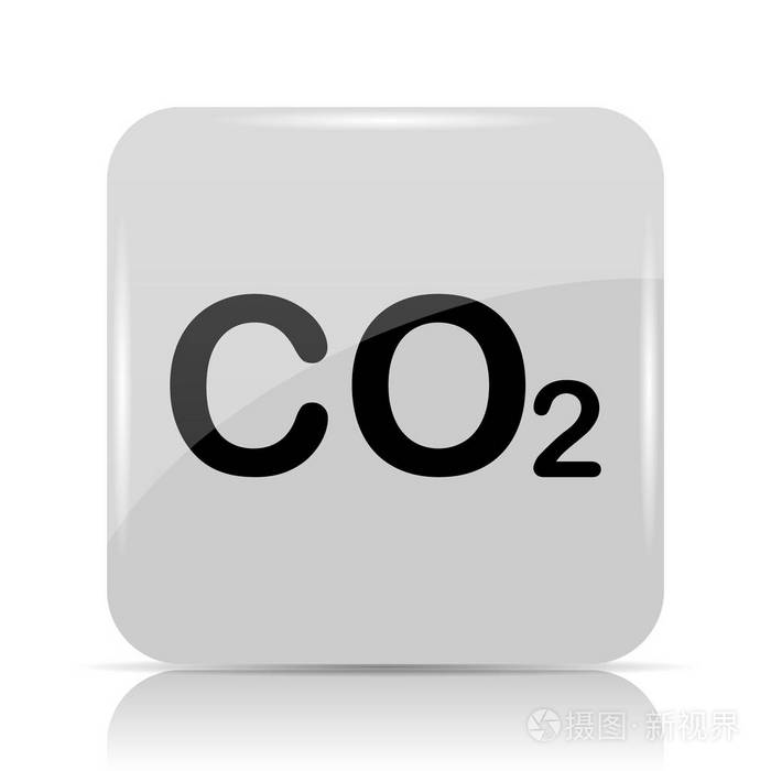 摄图新视界 照片 标志,符号 co2 图标.白色背景上的互联网按钮.jpg