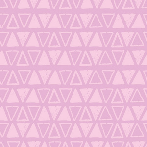 粉红色部落三角形重复图案设计