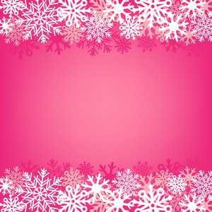 粉红色的雪背景