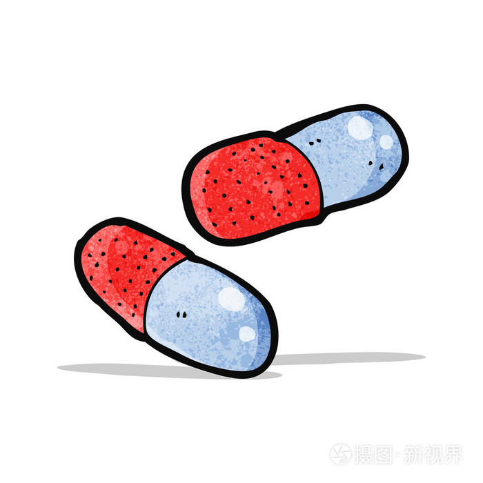 卡通药丸