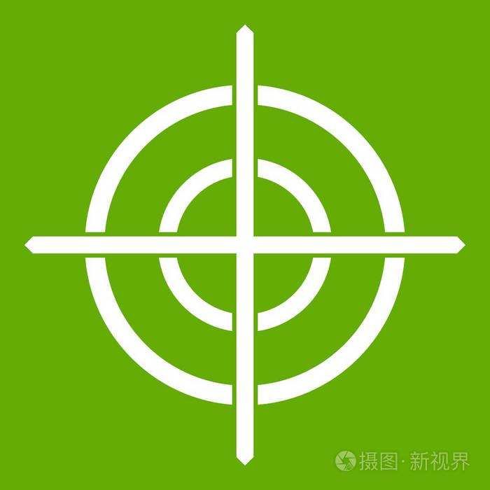 目标十字星绿色