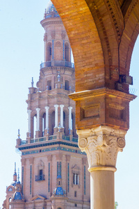 著名的西班牙广场塞维利亚的列的详细信息