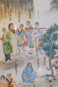 中国经典墙绘图