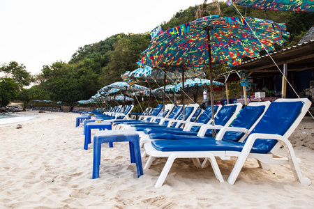 沙滩椅上岛柯兰 Pattaya.Thailand