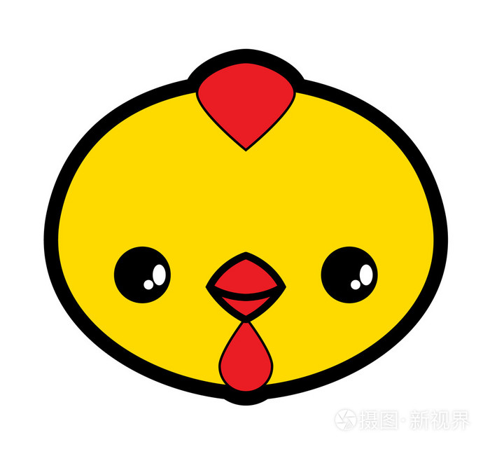 矢量图片鸡头