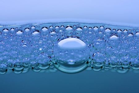 泡沫的液体抽象自然背景