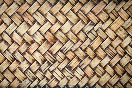 竹编织纹理背景