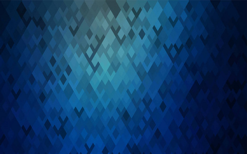 暗蓝色的向量模糊的矩形背景。在广场文风与梯度的几何背景。该模式可用于全新背景