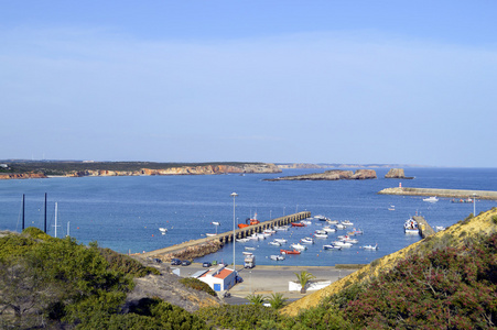 在葡萄牙阿尔加维海岸 Sagres 海港