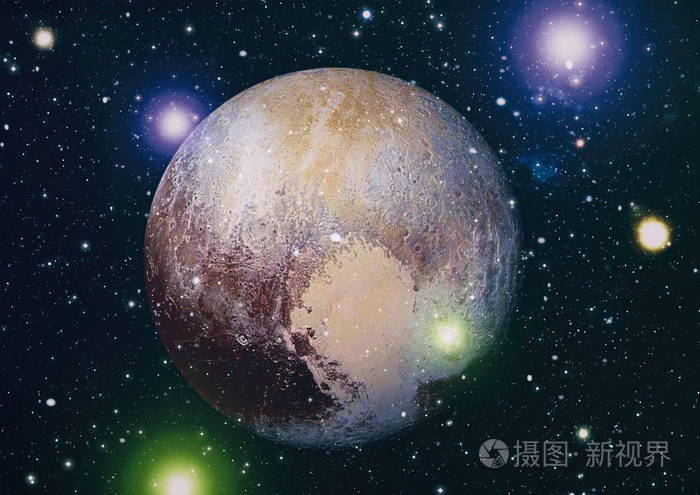 外太空中的行星,恒星和星系展示了太空探索的美丽.