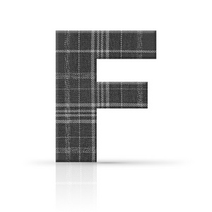 f 字母格子织物纹理