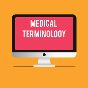 写笔记显示医学术语。商业照片展示语言用于精确描述 huanalysis 体