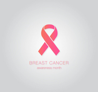 向量例证为支持10月竞选 乳腺癌。认识月