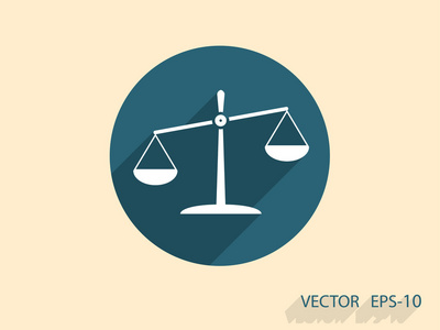 在带阴影的平面样式中缩放图标