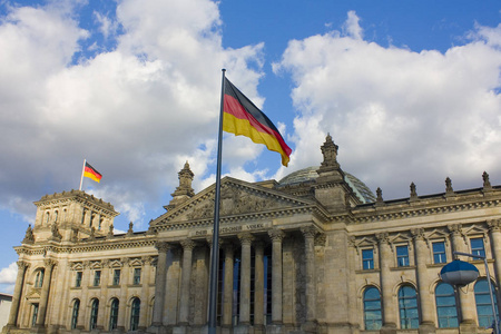 柏林德国2017年9月25日柏林的Reichstag