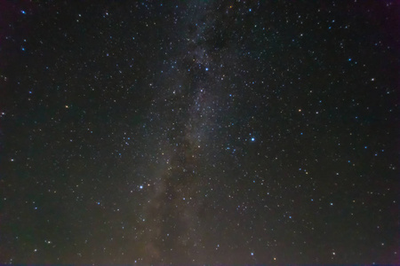 恒星和银河系的夜空