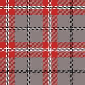 格子 格子呢 图案。红色灰色白色和黑色条纹。苏格兰, 伐木工人和嬉皮士时尚风格