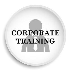 企业培训图标网站按钮白色背景图片