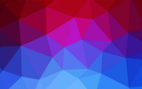 浅蓝色矢量闪亮三角形封面。具有渐变的折纸风格的创造性几何插图。web 站点的新纹理