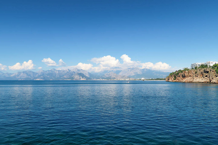 风景海山夏天