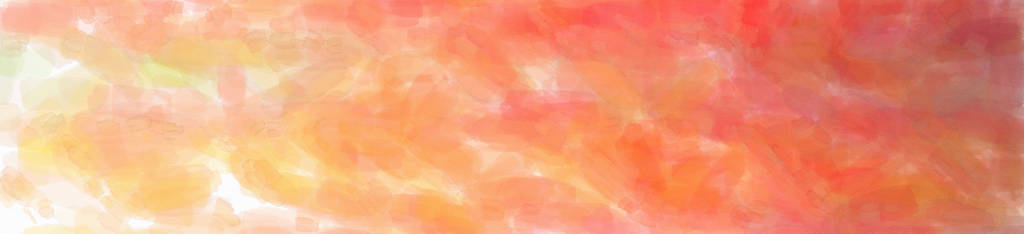 橙色水彩背景插图, 抽象颜料
