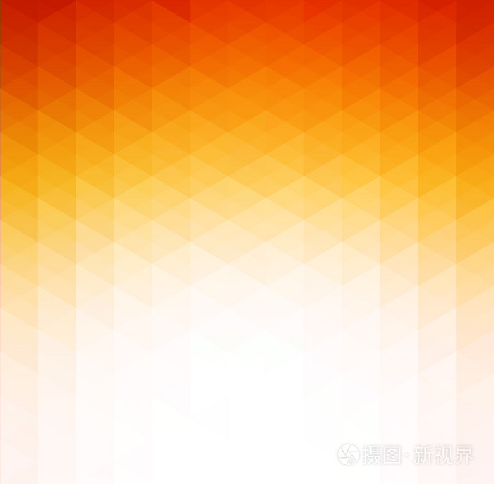 橙色抽象几何技术背景插画-正版商用图片09d53e-摄图
