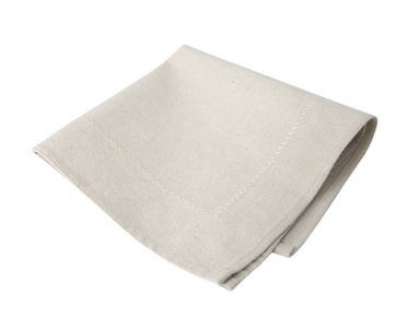 折叠式厨房毛巾隔离。米色布