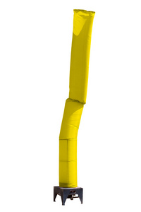 黄色的天空管气球展架图片