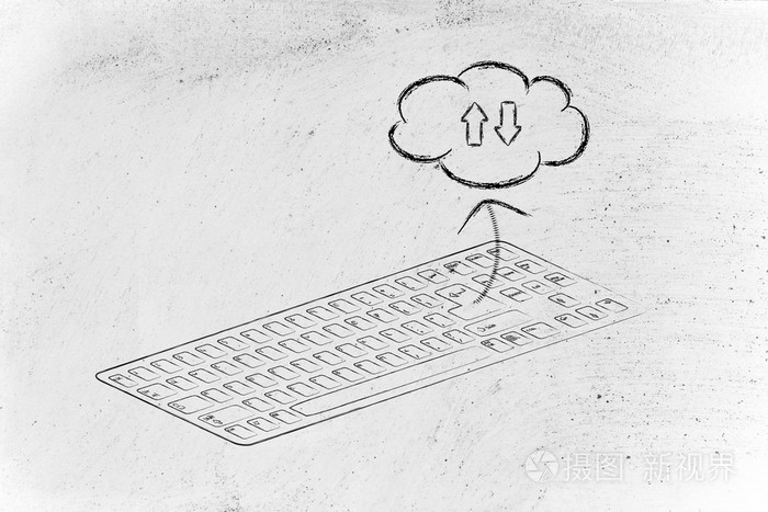 enter键的电脑键盘