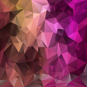 矢量多边形背景模式在富有表现力的颜色的三角形设计粉红色 洋红 棕色 紫色