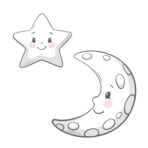月亮和星星