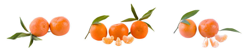 白色背景的橙子。白色背景的新鲜柑橘类水果