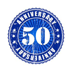 50 年周年邮票