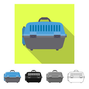 手提箱和行李牌的矢量设计。一套手提箱和旅途股票向量例证