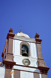 阿尔加维，葡萄牙锡尔维什大教堂的钟塔