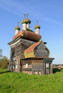 老基督教教会在北俄罗斯附近卡尔歌普