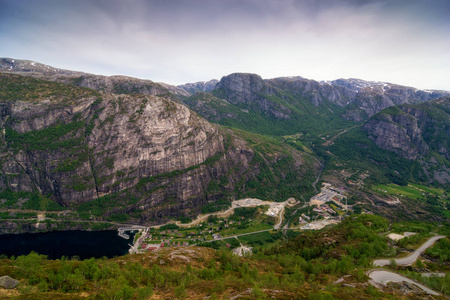 挪威 Lysefjord, 美丽的风景