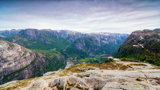 挪威 Lysefjord, 美丽的风景