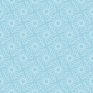 浅蓝色几何打印。网络纺织品和墙纸无缝模式