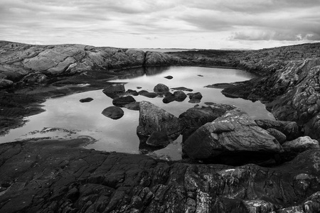 著名的大西洋公路大西洋路海岸上的岩石景观挪威更多的 og 罗姆斯达尔县
